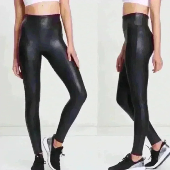 SPANX Pants - SPANX “Faux Leather Leggings” Black XS New Without Tags!
